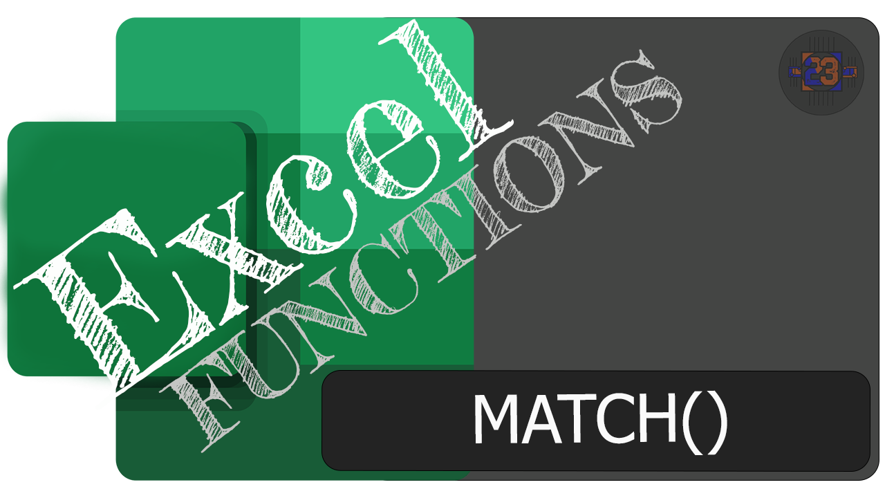 How to use the Excel MATCH() Function